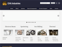 Tablet Screenshot of chaindustries.com
